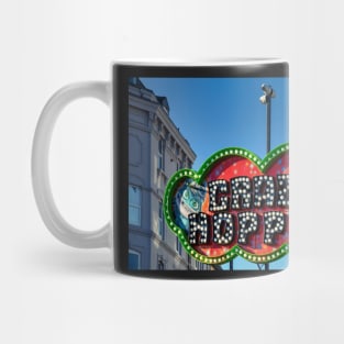 Crazy hopper sign Mug